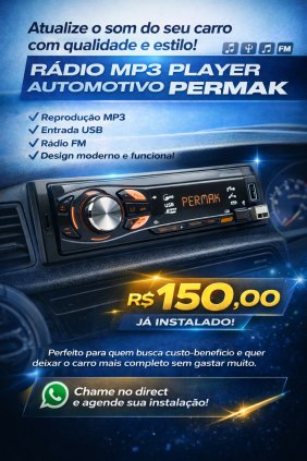 MULTIMIDIA MP5 7P BT UNIVERSAL DIVERSOS VEICULOS R$ 349,99