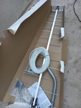 Antena externa UHF para canais locais HD 