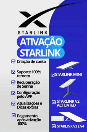 Técnico de antenas starlink peças e acessórios 