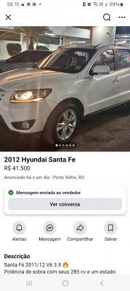 VEICULO. HYNDAI SANTA FÊ 