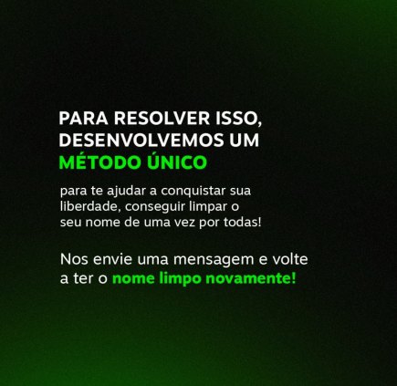 Score baixo? Nome sujo? Eu resolvo e devolvo suas oportunidades perdidas!