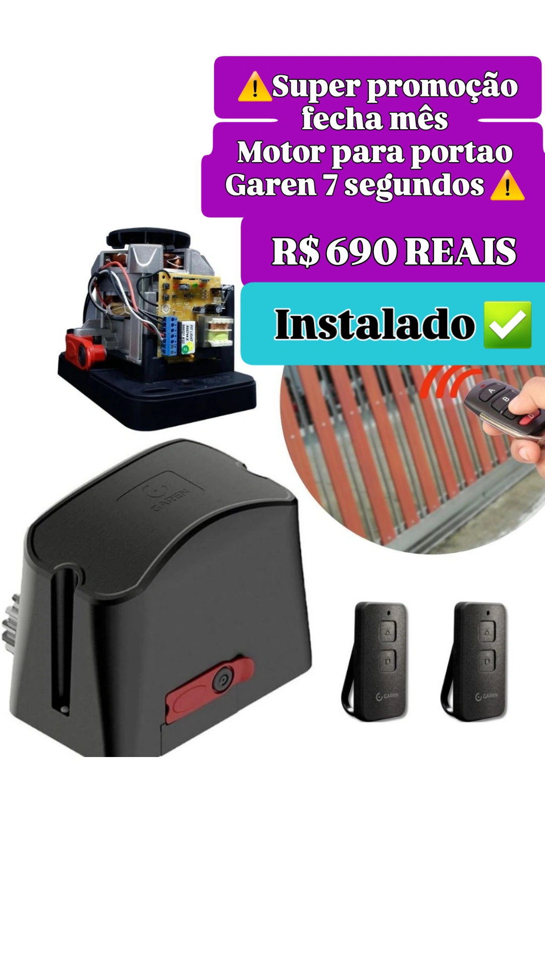 ⚠️ promoção motor para portão ⚠️