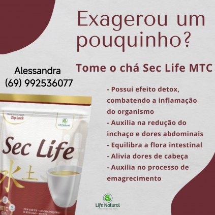 Chá Sec Life - Life Natural 