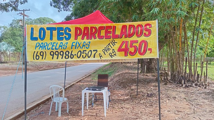 Vende-se terreno parcelado 