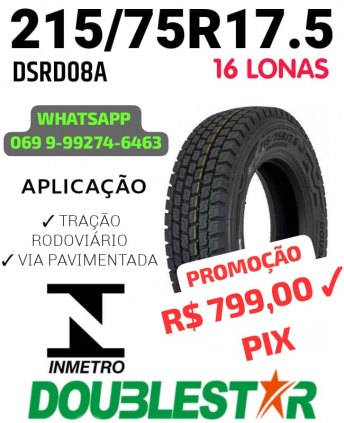 PNEU 215/75R17.5 TRAÇÃO 