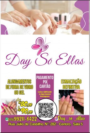 Serviço de unhas alongamentos 