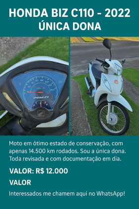 Moto Biz c110 / 2022