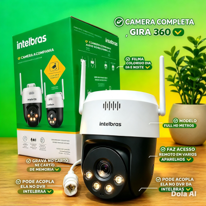 ⚠️ SUPER PROMOÇÃO CAMERA WI FI 360 INTELBRAS 