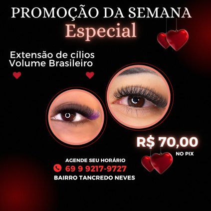 Extensão de cílios 