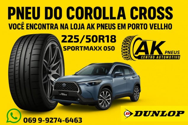 PNEU TOYOTA COROLLA CROSS 225/50R18 DUNLOP