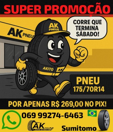 PNEU 175/70R14 NOVO 