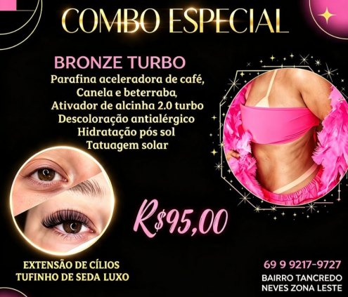 Bronzeada cilulhuda ao mesmo tempo