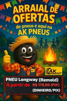 PNEU 195/60R15 LONGWAY REMOLD NOVO