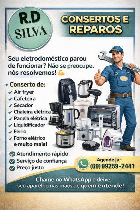 Consertos em eletrodomésticos 
