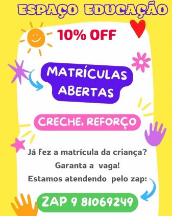 CRECHE E REFORÇO