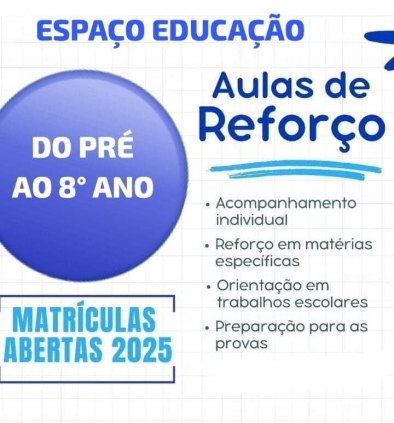 CRECHE E REFORÇO