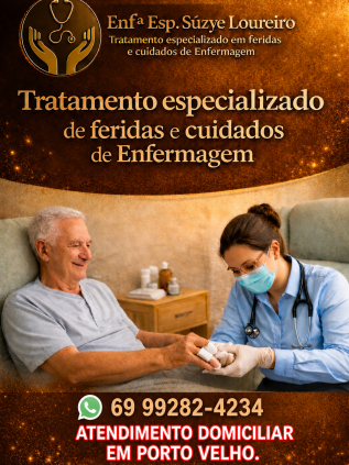 Tratamento de feridas domiciliar e cuidados de Enfermagem 