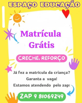 CRECHE E REFORÇO