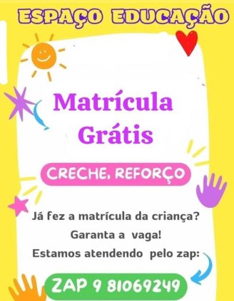 CRECHE E REFORÇO 