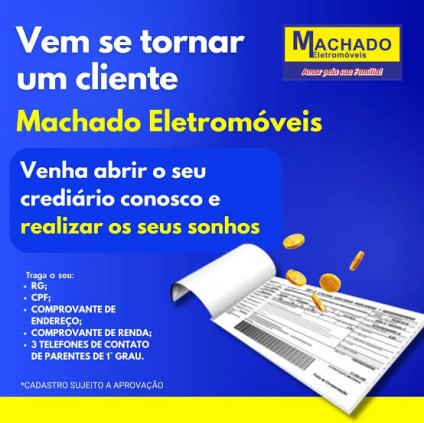MÓVEIS NO CARNÊ SEM ENTRADA