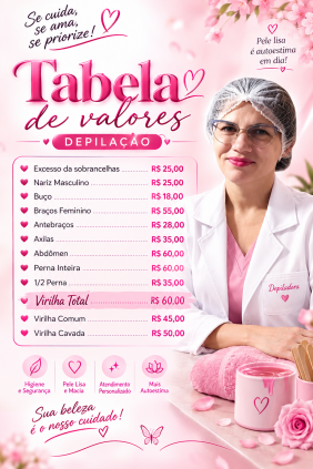 Depilação profissional 