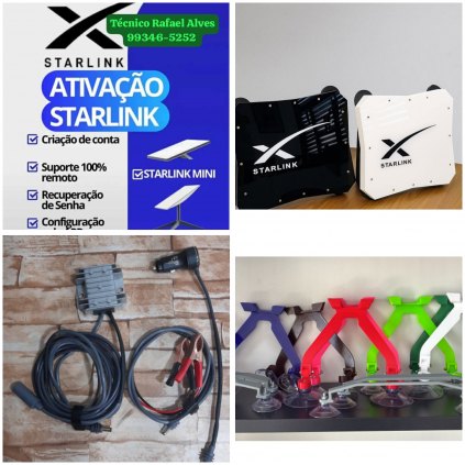 Peças e Acessórios para antenas starlink 