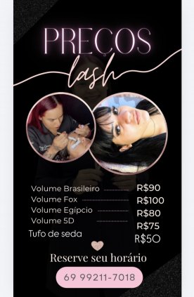 Extensão de cílios