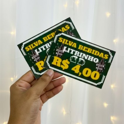Fichas para Bares - Lanchonetes - Eventos