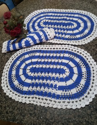 Tapete de crochê 