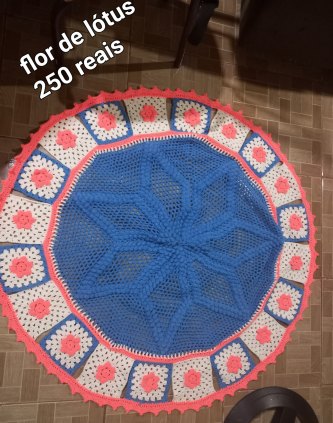 Tapete de crochê 