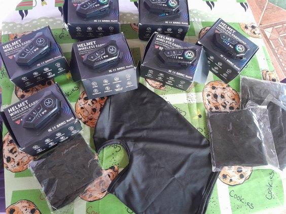 Comunicador de capacete a Bluetooth