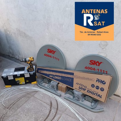 Técnico de antenas profissional 