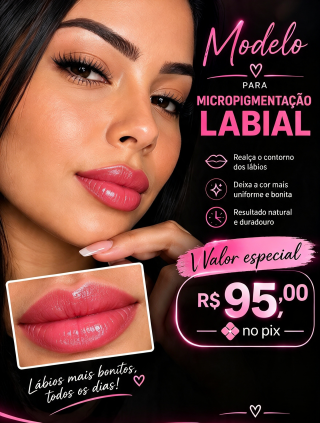 MICROPIGMENTAÇÃO LABIAL 