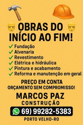 Obras em geral
