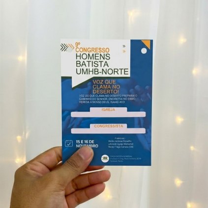 Crachá Credencial para Eventos