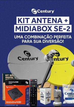 Antena parabólica digital HD kit completo promoção 