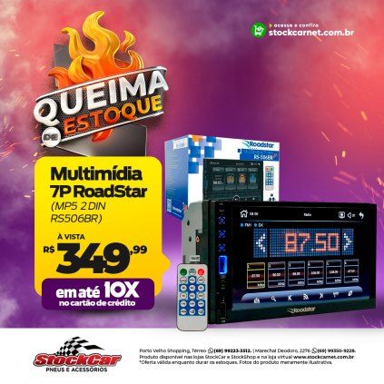 MULTIMIDIA MP5 7P MARCA AUTOVEX MEGA PROMOÇAO R$ 350,00 