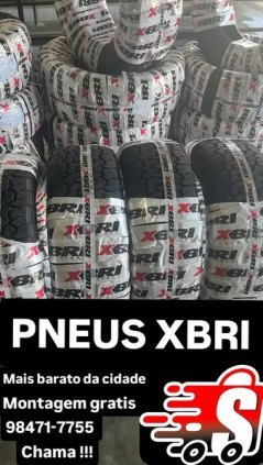 PNEU 265/70 ARO 16 MIXTO XBRI MISTO PARA HILUX/S10/RANGER/TRITON ETC... MONTAGEM GRATIS R$ 650,00  