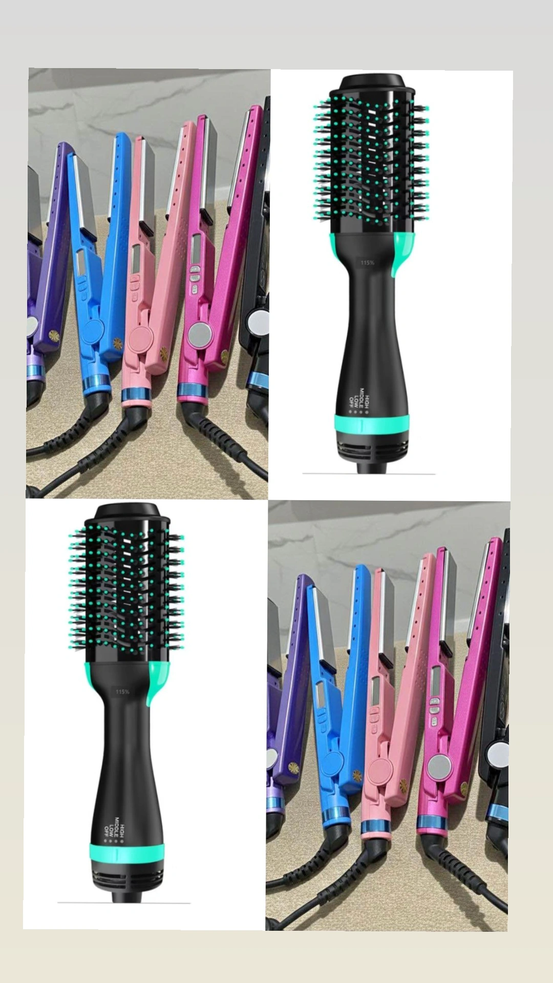 Chapinha + escova alisadora 