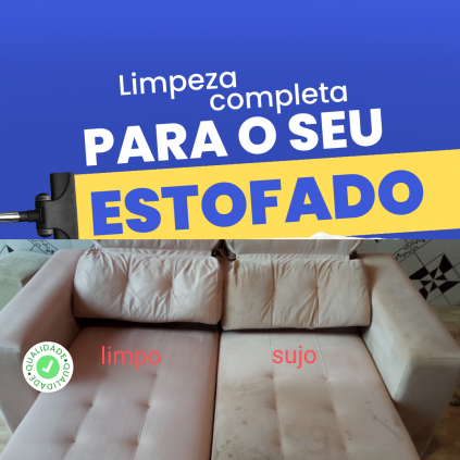 Limpeza e higienização de estofados 