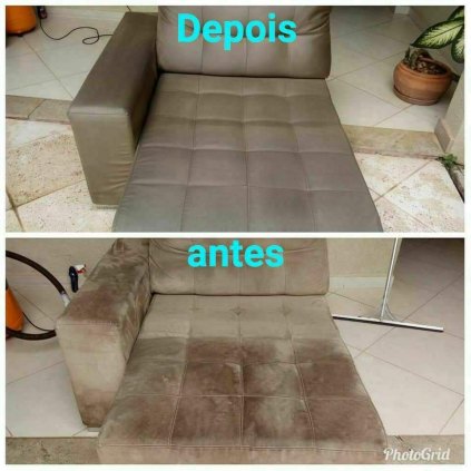 Limpeza e higienização de estofados 
