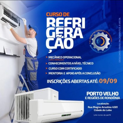 Curso Presencial de Refrigeração e Climatização