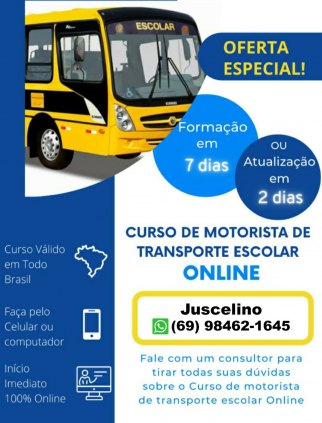 curso para condutor de ambulância, passageiros - (ÔNIBUS) , escolares,  produtos perigosos (mopp-caminhão tanque), carga indivisíveis.  
