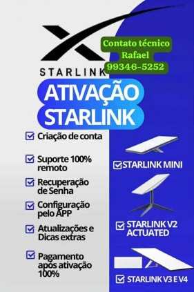 Técnico de antenas instalação e configuração starlink 