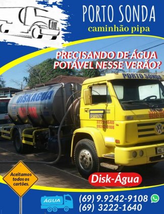 Caminhão pipa água potável 