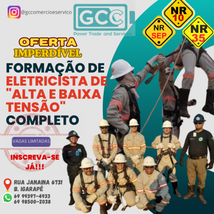 CURSO DE ELETRICISTA DE REDES DE DISTRIBUIÇÃO