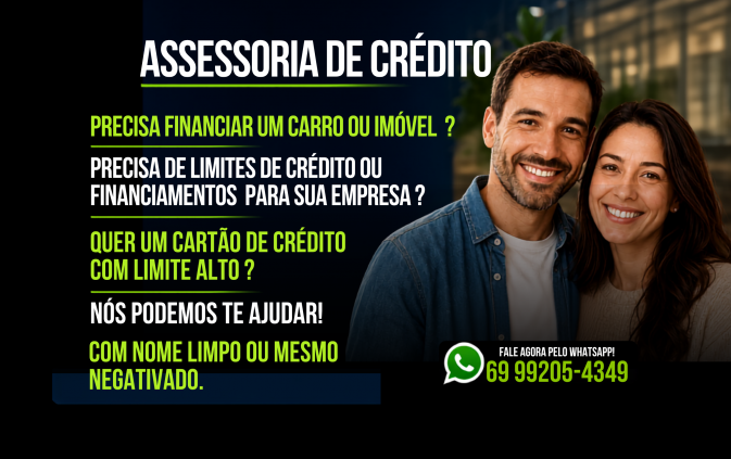 Conquiste Crédito Alto: Empréstimos, Financiamentos e Limites do Cartão de Crédito.