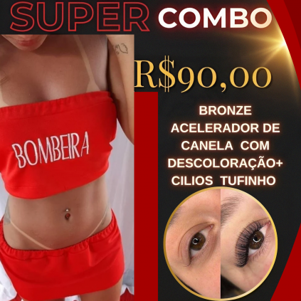 Bronze + cílios 