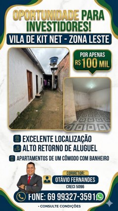 Vila de kit net com 04 apartamentos 