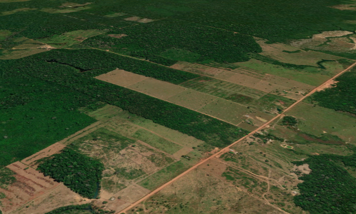 Área Rural de Porto Velho na Estada do Jatuarana após a ponte do Rio Madeira